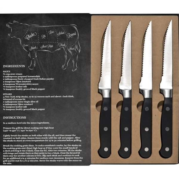 Logotrade promotional giveaway picture of: Steak knife set LONDON